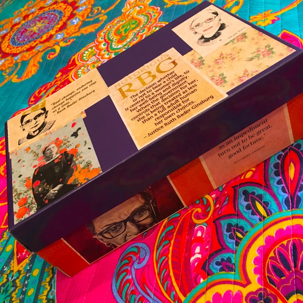 RBG ~ Ruth Bader Ginsburg Memory Box - Picture 1 of 16